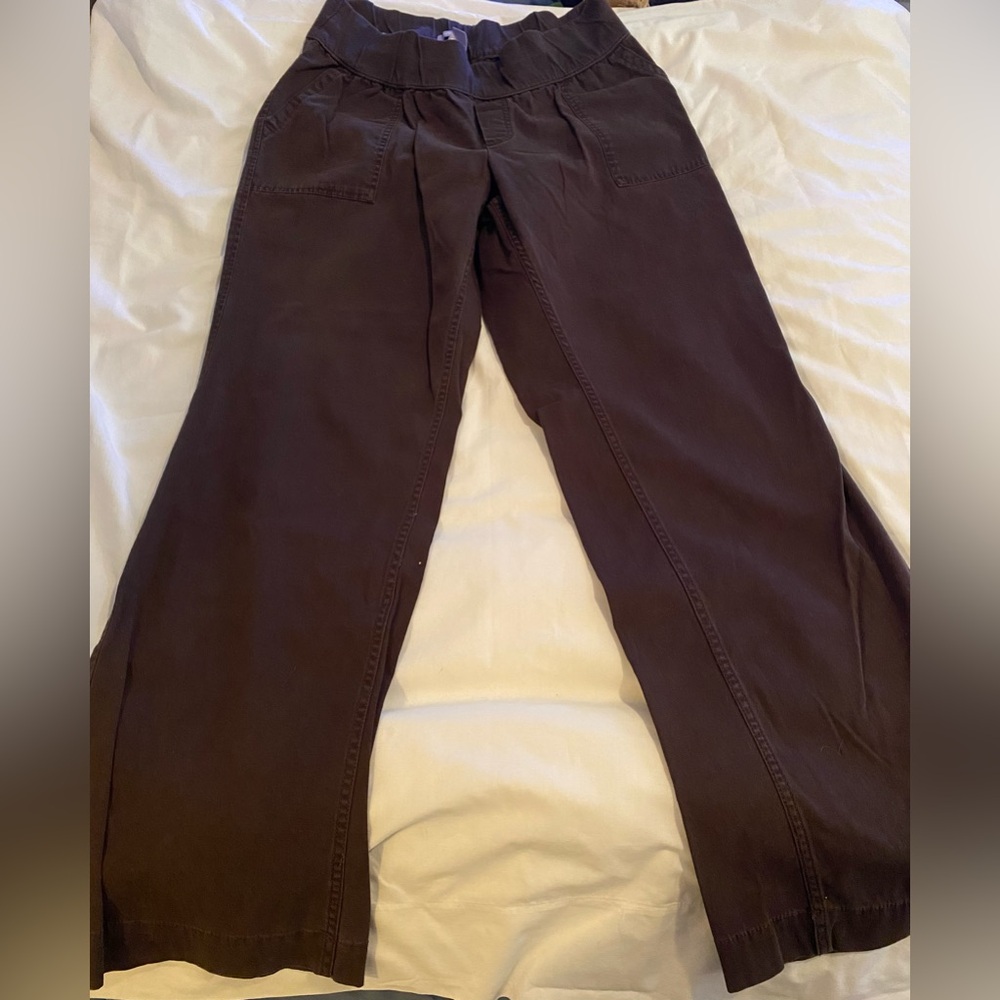 Gap Maternity Pants Dark Brown Like New